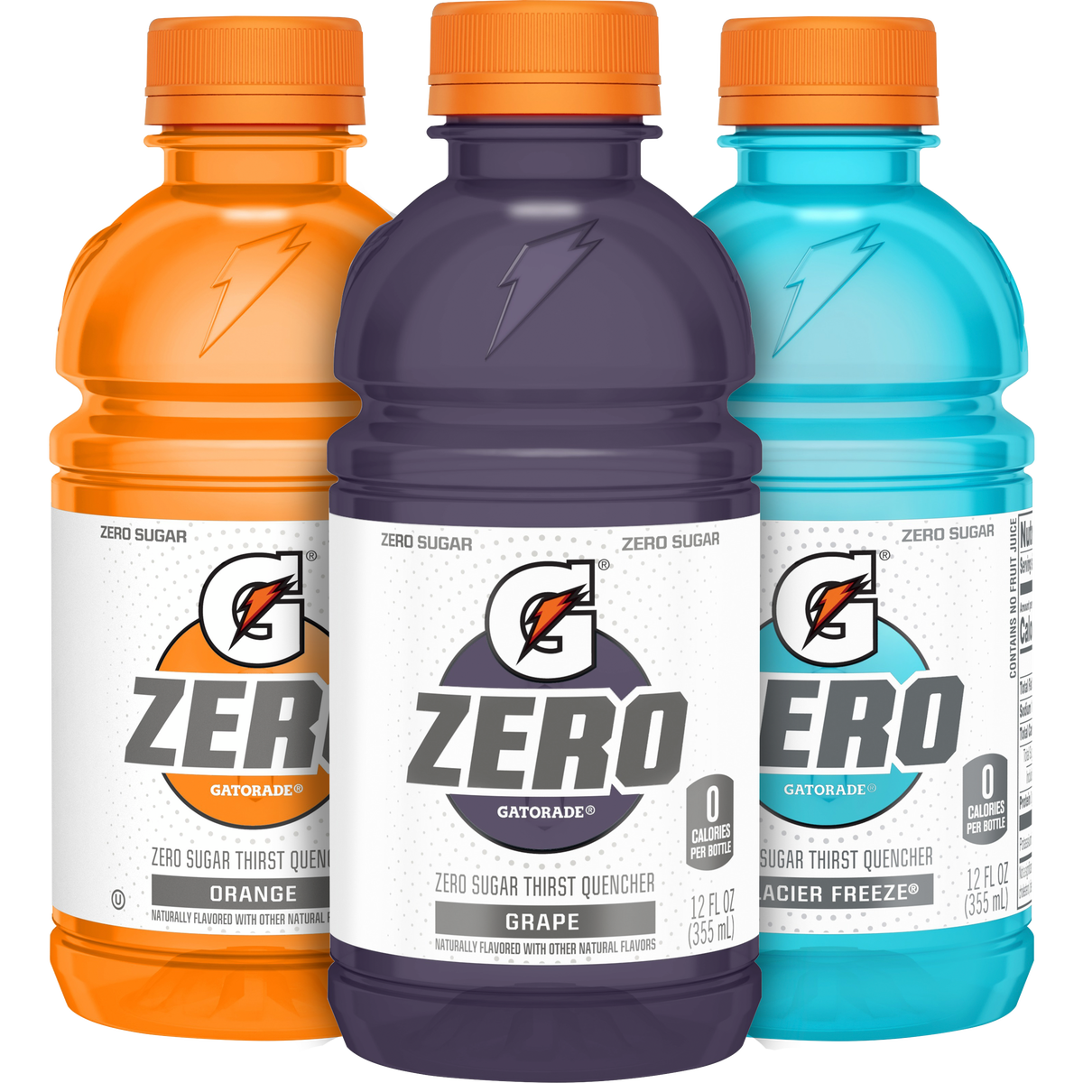 Zero Thirst Quencher, Variety Pack, 12 fl oz, 3 ct