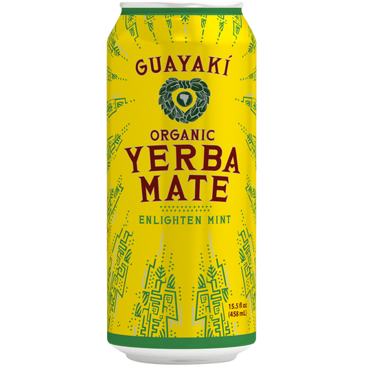 Organic Yerba Mate Tea, Enlighten Mint, 15.5 fl oz